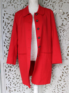 Red Joan Dwan Coat