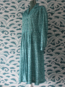 Mint Green Geometric Pattern Dress