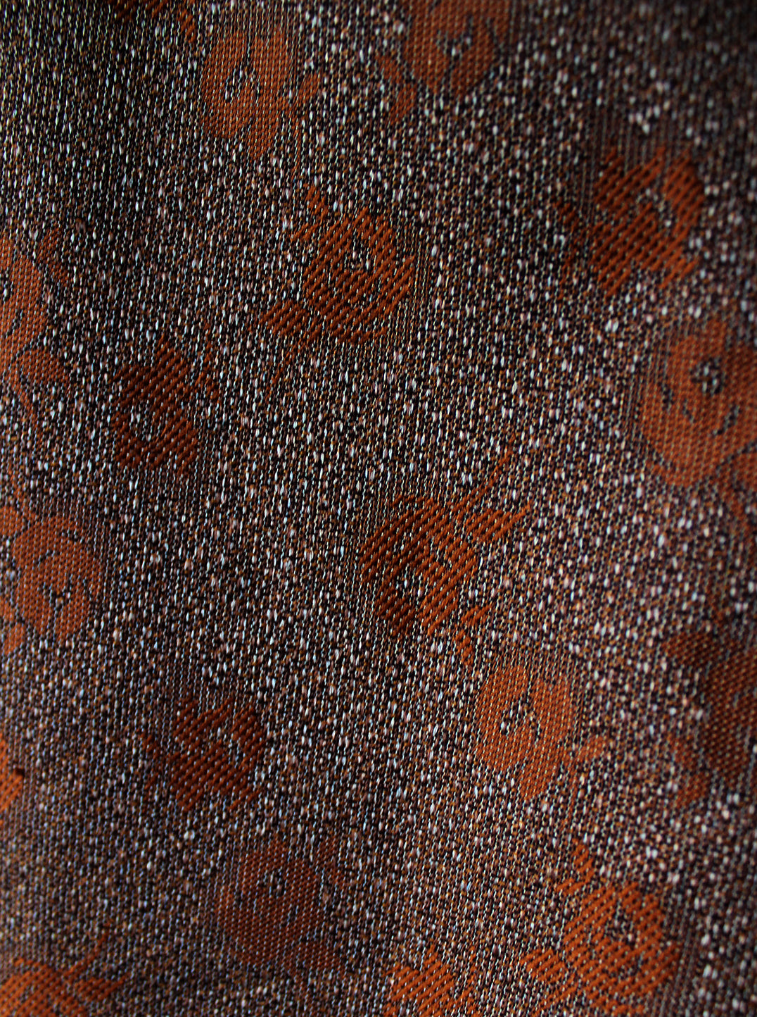 Brown Flower Pattern Dress