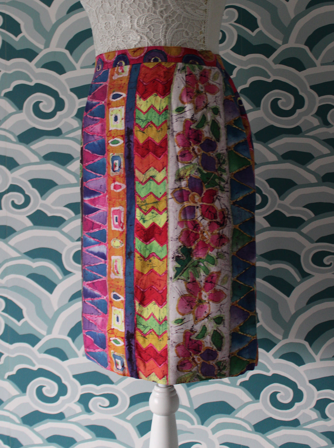 Batik Pattern Colourful Skirt