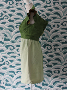 Green 2 Tone Dress