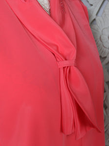 Pink Short Sleeve Blouse