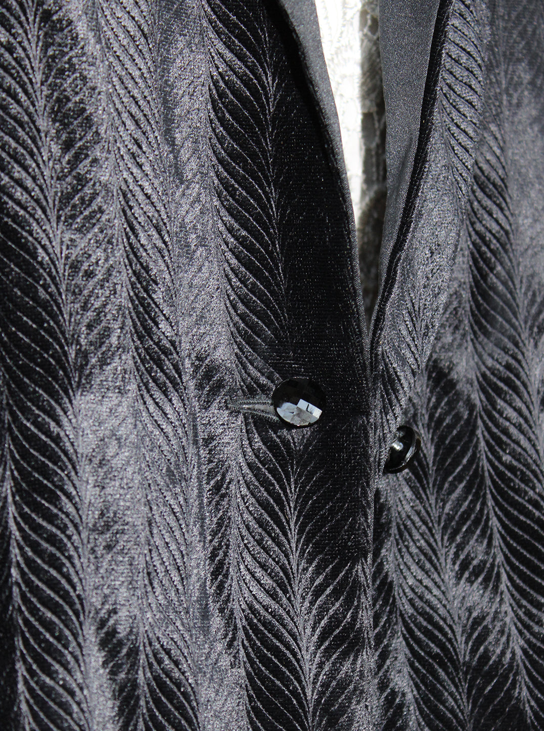 Black Velvet Tuxedo Jacket